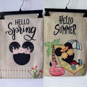 Mickey Mouse spring and summer garden flags